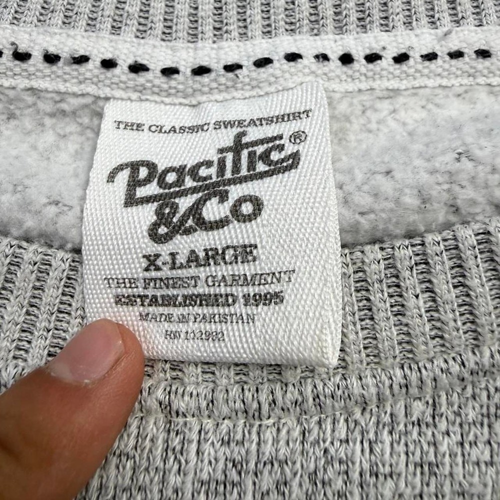 Pacific & Co Oceanside California Crewneck Sweatshirt XL Gray - Picture 2 of 6
